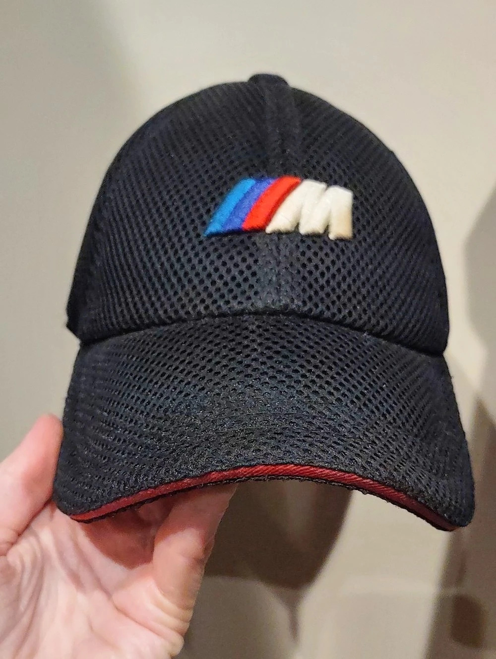 BMW M3 Lifestyle Mesh Logo Baseball Cap in Black